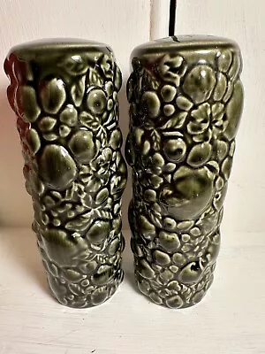 Buy Carlton Ware 1951 Green Ceramic Salt And Pepper  Shakers • 5£