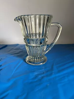 Buy Sowerby Pressed Glass Milk Jug • 15£