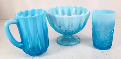 Buy Victorian Davidson Glass Set Opalescent Glass. #250 • 19.99£