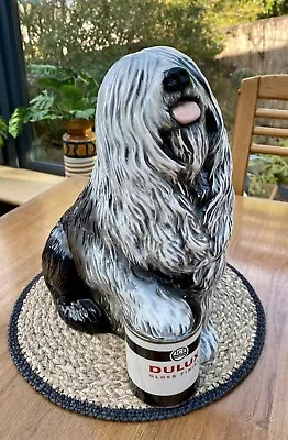 Buy *rare* Large Beswick Old English Sheep Dog, Bone China , Advertising Dulux Paint • 325£