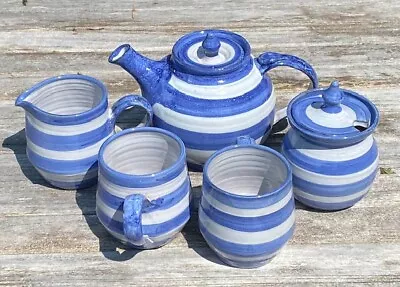 Buy Tintagel Tea For Two Teaset Includes Teapot/jug/bowl/2 Mugs Ex Cond. • 45£