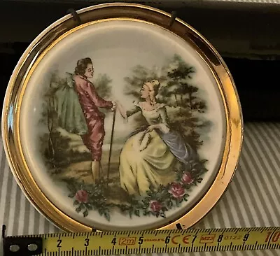 Buy Small English Bone China Decorative Plate Gold Edging • 6£