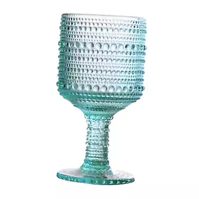Buy Wine Goblet Thick Glass Elegant Exquisite Water Cup Glassware Iced Tea Glasses • 10.40£