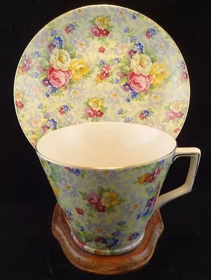Buy Vintage Lord Nelson Ware Rose Chintz Time Cup And Saucer Set • 37.23£