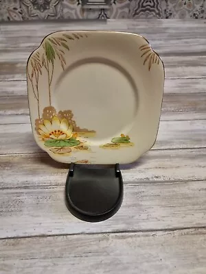 Buy Antique Art Deco Roslyn LILY 1920’s Handpainted Yellow 5481 Bread Side Plate 6¼  • 5£