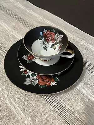 Buy Vintage Bareuther Waldsassen Bavaria Germany 3Pc China Set Tea Cup Saucer  Plate • 23.34£