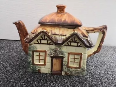 Buy Decorative Teapot Keele St Pottery (KSP) Vintage Cottage Ware Teapot Handpainted • 10£