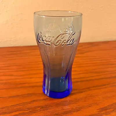 Buy Cobalt Blue Glass Coca Cola Coke Iridescent Large Drinking Glass Rare 6.25  New • 9.34£