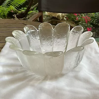 Buy Vintage DARTINGTON CRYSTAL DAISY Trifle And Fruit Salad Bowl 9.5 Ins Across • 29.50£