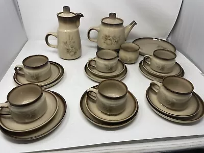 Buy Denby Fine Stoneware Memories Tea Set With Teapot & Coffee Pot 23pcs • 24£