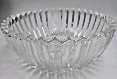 Buy Cut Glass Vintage Bowl C3749 T2651 • 9.99£