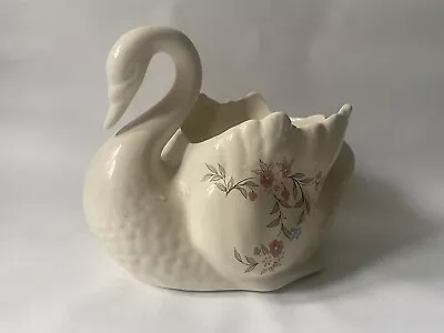 Buy St Michael Marks & Spencer M&s Swan Plant Pot Planter Japan Floral Design • 5.98£