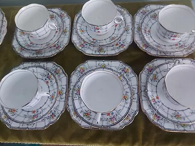 Buy Mayer & Sherrat Melba Bone CHINA 21 Piece Tea Set No 3572 • 29.99£