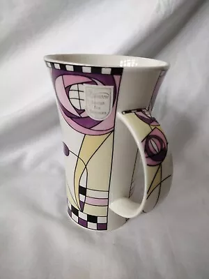 Buy Tall Dunoon Strone Stoneware LARGE Mug In The Style Of Mackintosh Pink Purple • 13.95£