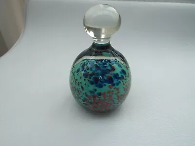 Buy Vintage Mdina Bottle Shaped Dump Art Glass Paperweight Signed Base • 15£