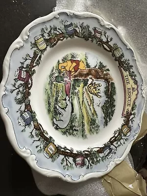 Buy The Rescue Royal Doulton Disney Winnie The Pooh  8 Inch Porcelain Display Plate • 4£