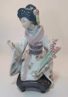 Buy Lladro 7 1/2  Kneeling Geisha  Figurine 1450  Kiyoko C1980s Excellent • 114.99£