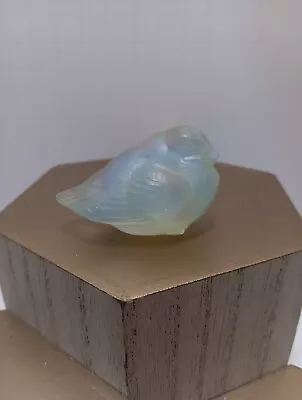 Buy Vintage Sabino France Art Fire Glass Bird Sitting In Mint Condition Signed • 39.14£