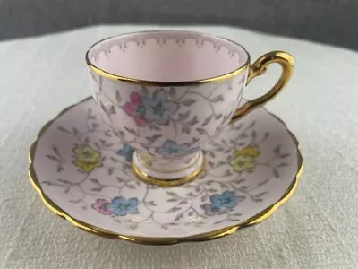 Buy Vintage Tuscan Demitasse Fine English Bone China Tea Cup And Saucer • 16.18£