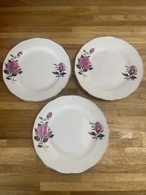 Buy Vintage Yong Sheng Painted Porcelain Set Of 3 Side Plate Set OH • 15£