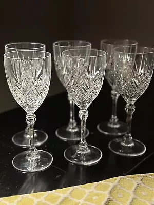 Buy Set Of 6 Cristal D’Arques Durand Fontenay Water Goblets Clear Crystal French • 36.34£