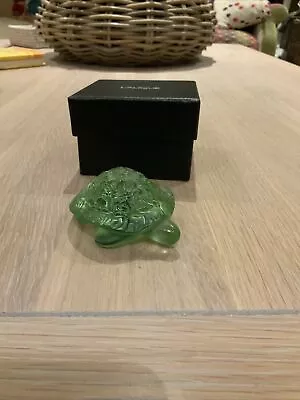 Buy Lalique Crystal Sidonie Turtle Green / Vert #1214500 Brand New Boxed French • 135£