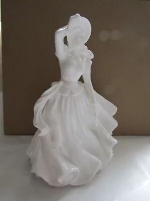 Buy Alice   Rare  Fine White Bone China Version Lady Figurine Royal Doulton Images • 49.95£