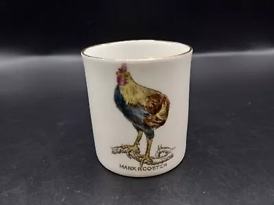 Buy Goss Crested China - MANX ROOSTER  - Mug, One Handle - Goss. • 5.75£