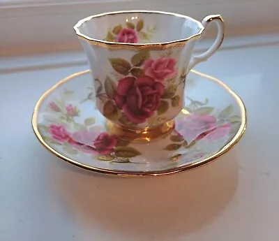 Buy Queen's  Fine Bone China Tea Cup & Saucer Set • 15£