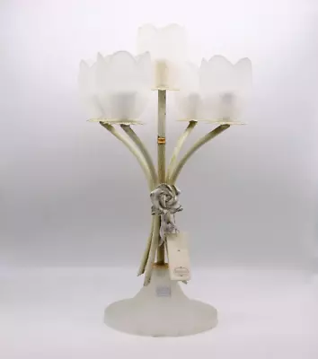 Buy MURANO LAMP Franco & C. Luci & Regali Vintage Glass Candlestick Candelabra • 5.19£