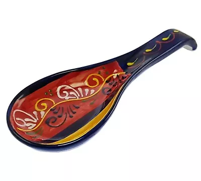 Buy Spoon Rest 27cm X 10 Cm Kitchenware Traditional Spanish Handmade Ceramic Pottery • 13.99£