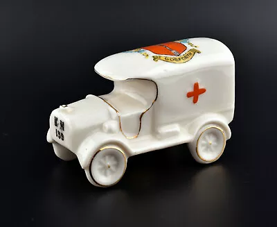 Buy Arcadian Crested China Medium WW1 Red Cross Ambulance * Gosforth * • 24.99£