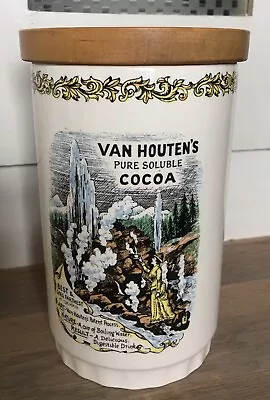 Buy Lord Nelson Pottery Van Houten Cocoa Storage Jar • 10£