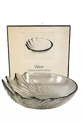 Buy Wedgwood Crystal Glass Anita Harris Fruit Salad Wave Bowl • 49.99£