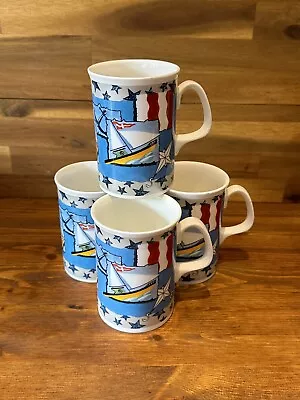 Buy Duchess English Fine Bone China Coffee Tea Mug 300ml - Boat Design X 4 Used • 24.95£