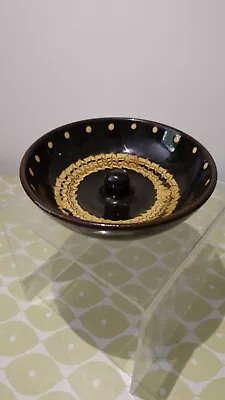 Buy Studio Pottery Slipware Bowl Signed With Impressed T • 8£