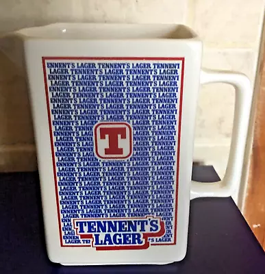 Buy Vintage Iconic Tennent's Lager Pub Water Jug  5. 1/2 Inch Tall  Wade Pottery • 14.50£