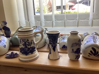 Buy Delft Blue And White Pottery Large Job Lot 27 Pieces. Great Condition  • 39.99£