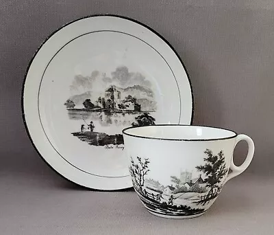 Buy New Hall Bat Printed Pattern 1063 Cup & Saucer 6 C1812-18 Pat Preller Collection • 20£
