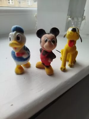 Buy Disney Vintage Flocked 1970s HCF Figures • 0.99£