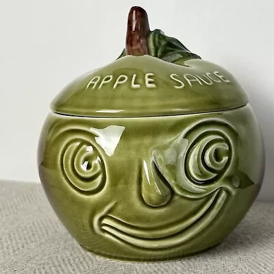 Buy Vintage SylvaC Apple Sauce Novelty Face Pot No.4549 - 12cm X 12cm • 17.50£