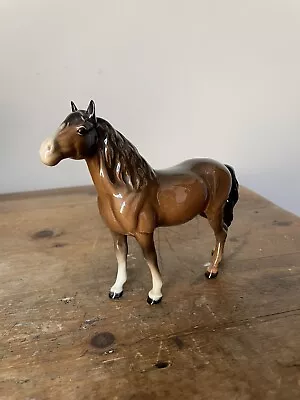 Buy Beswick Pony Head Up Beautiful Rare Vintage Bay Brown Gloss Model No.1197 Vgc • 75£