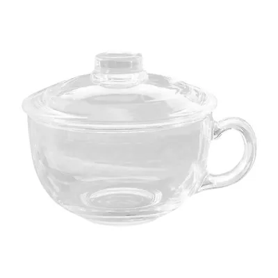 Buy  Coffee Containers Clear Glass Bowl Fruit With Lid Breakfast • 21.85£