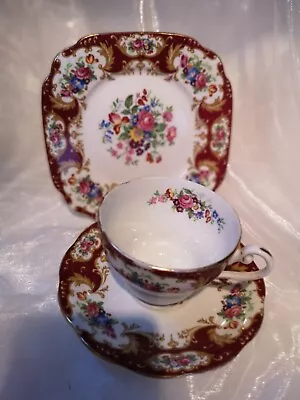 Buy Royal Standard Red ,   Lady Jayne  Vintage Bone China Trio.  • 13£