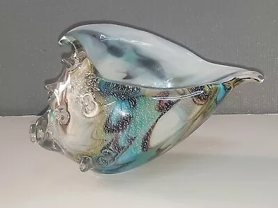 Buy Juliana Objects D’Art Collection Large Art Glass Sea Shell With Box  #60210 • 32.99£