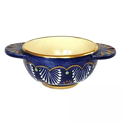 Buy Henriot Quimper Lug Serving Bowl Double Handled French Faience Breton Pottery • 55.92£