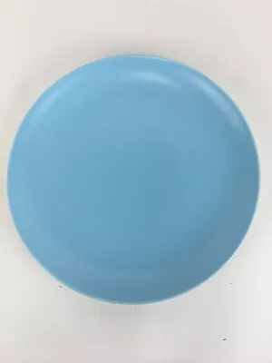 Buy VINTAGE. POOLE POTTERY. Twin Tone. Sky Blue Dinner Plate. 10” Dia. • 8£