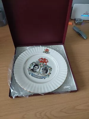 Buy Queen Anne Bone China MARRIAGE PRINCE CHARLES LADY DIANA 10.25  Plate July 1981 • 12£