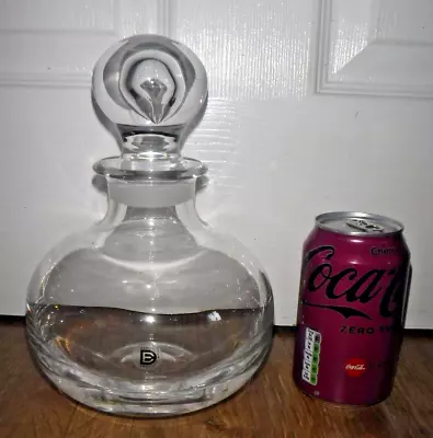 Buy Dartington Lead Crystal Glass Ships Decanter Style With Stopper (label Intact) • 25£