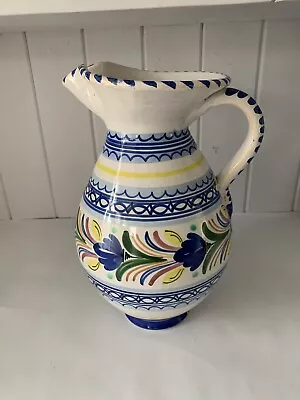 Buy Vintage De La Cal Spanish Pottery Wine Jug Pitcher Hand Painted  • 22.99£